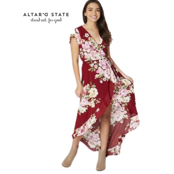 Altar'd State Dresses & Skirts - NEW Altar'd State High/Low Tate Maxi Dress - SMALL & MEDIUM left only!
